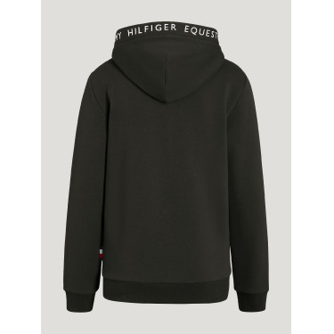 Moletom com capuz Tommy Hilfiger Equestrian com zíper Union masculino Moletom com capuz Tommy Hilfiger Equestrian com zíper Union masculino