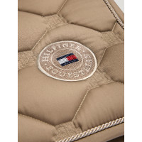Manta de salto Tommy Hilfiger Equestrian Liberty  Cinzento-acastanhado Castanho Manta de salto Tommy Hilfiger Equestrian Liberty  Cinzento-acastanhado Castanho