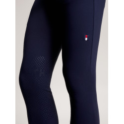Calças de equitação Tommy Hilfiger Equestrian homem Pro grip joelhos Céu do deserto Azul