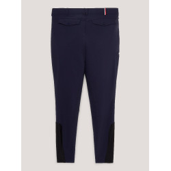 Calças de equitação Tommy Hilfiger Equestrian homem Pro grip joelhos Céu do deserto Azul