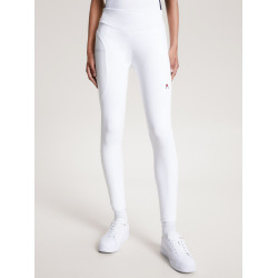 Legging Tommy Hilfiger Equestrian Elmira feminino full grip Branco óptico Legging Tommy Hilfiger Equestrian Elmira feminino full grip Branco óptico