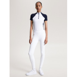 Legging Tommy Hilfiger Equestrian Elmira feminino full grip Branco óptico Legging Tommy Hilfiger Equestrian Elmira feminino full grip Branco óptico