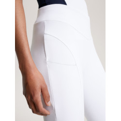 Legging Tommy Hilfiger Equestrian Elmira feminino full grip Branco óptico Legging Tommy Hilfiger Equestrian Elmira feminino full grip Branco óptico