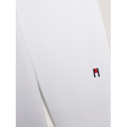Legging Tommy Hilfiger Equestrian Elmira feminino full grip Branco óptico Legging Tommy Hilfiger Equestrian Elmira feminino full grip Branco óptico