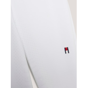 Legging Tommy Hilfiger Equestrian Elmira feminino full grip Branco óptico Legging Tommy Hilfiger Equestrian Elmira feminino full grip Branco óptico