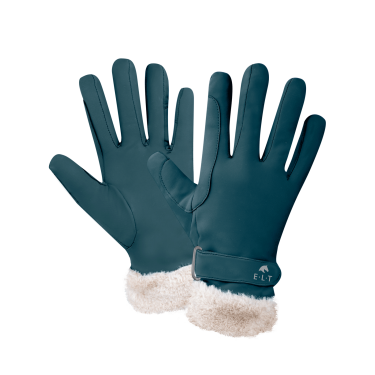 Luvas de equitação ELT Saint Moritz Azul petróleo