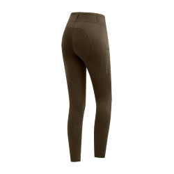 Legging de equitação ELT Ella Glam Castanho verde Legging de equitação ELT Ella Glam Castanho verde