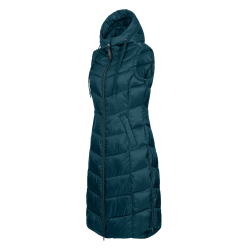 Colete longo e leve ELT Ostende Azul petróleo