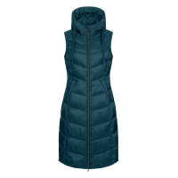 Colete longo e leve ELT Ostende Azul petróleo