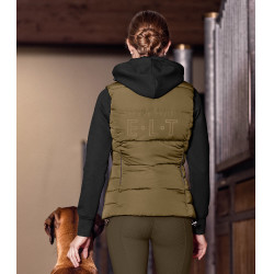 Colete leve sem mangas ELT inverno Oxford Verde cáqui