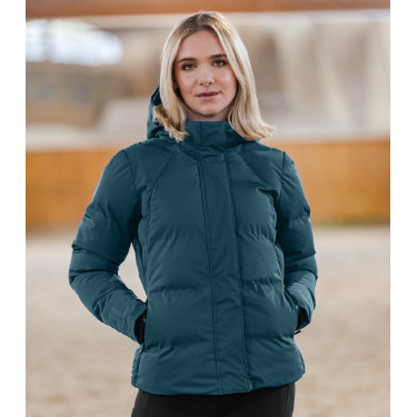 Casaco de equitação de inverno ELT Performance Ohio feminino Azul petróleo