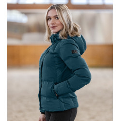 Casaco de equitação de inverno ELT Performance Ohio feminino Azul petróleo