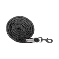 Corda de condução Waldhausen Plus mosquetão padrão fivela escura Preto