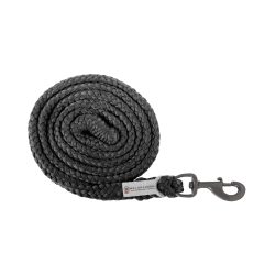 Corda de condução Waldhausen Plus mosquetão padrão fivela escura Preto