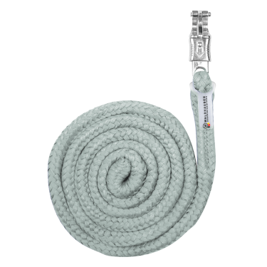 Cabo de condução Waldhausen Economic com mosquetão anti-pânico Azul prateado Cabo de condução Waldhausen Economic com mosquetão anti-pânico Azul prateado