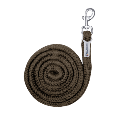 Corda de condução Waldhausen Economic com mosquetão Castanho verde