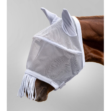 Masque anti-mouche WaldhausenPremium protection oreilles et chanfrein Cinza prateado Cinzento