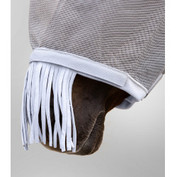 Masque anti-mouche WaldhausenPremium protection oreilles et chanfrein Cinza prateado Cinzento