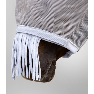 Masque anti-mouche WaldhausenPremium protection oreilles et chanfrein Cinza prateado Cinzento