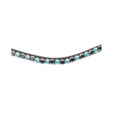 Frontal Glam preto X-Line Waldhausen Preto / azul petróleo / preto