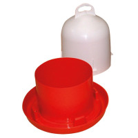 Bebedouro de corpo duplo Kerbl Hobbyfarming Branco / vermelho Bebedouro de corpo duplo Kerbl Hobbyfarming Branco / vermelho