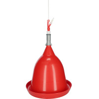 Bebedouro automático para aves Kerbl Hobbyfarming Vermelho Bebedouro automático para aves Kerbl Hobbyfarming Vermelho