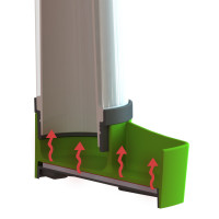 Bebedouro aquecido para pequenos animais NoFrost Superior 2.0 Kerbl Hobbyfarming Verde