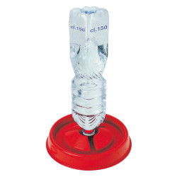 Bebedouro para garrafa de plástico Kerbl Hobbyfarming Vermelho