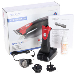 Tosquiadeira sem fio Favorita CLi Aesculap Vermelho