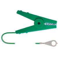 Cabo de ligação à terra e de conexão para cerca AKO Verde