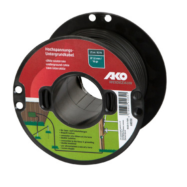 Cabo de alta tensão enterrável AKO Preto