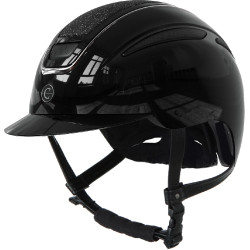Capacete de equitação Elite Covalliero Lacado preto Capacete de equitação Elite Covalliero Lacado preto
