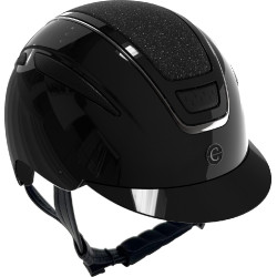 Capacete de equitação Elite Covalliero Lacado preto Capacete de equitação Elite Covalliero Lacado preto