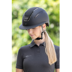 Capacete de equitação Elite Polo Covalliero Preto Capacete de equitação Elite Polo Covalliero Preto