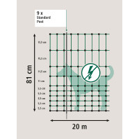 Cerca de delimitação Camping Net AKO Verde