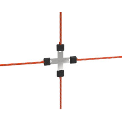 Conector cruzado para fio Litzclip® AKO