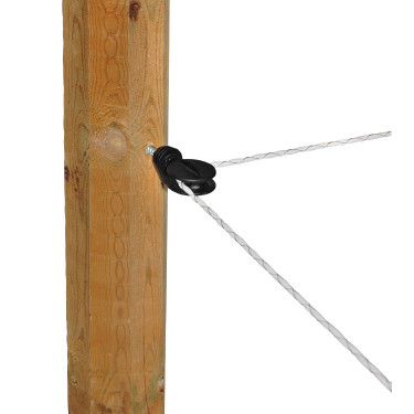 Cordão de cerca com enrolamento cruzado EconomyLine AKO Branco Cordão de cerca com enrolamento cruzado EconomyLine AKO Branco