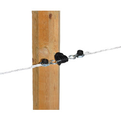 Cordão de cerca com enrolamento cruzado EconomyLine AKO Branco Cordão de cerca com enrolamento cruzado EconomyLine AKO Branco