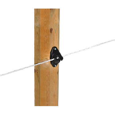 Cordão de cerca com enrolamento cruzado EconomyLine AKO Branco Cordão de cerca com enrolamento cruzado EconomyLine AKO Branco