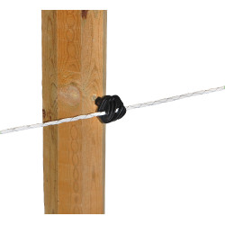 Cordão de cerca com enrolamento cruzado EconomyLine AKO Branco Cordão de cerca com enrolamento cruzado EconomyLine AKO Branco