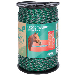 Cordoalha de cerca EconomyLine AKO Verde / cinza