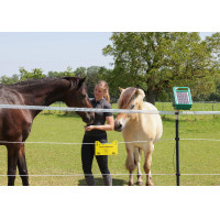 Cordão de cerca PlatinumLine AKO Branco / azul