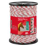 Cordão de cerca TopLine Plus AKO Branco / vermelho Cordão de cerca TopLine Plus AKO Branco / vermelho