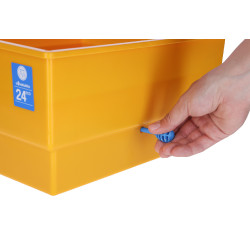 Incubadora Covatutto 24 ECO Kerbl Hobbyfarming Amarelo Incubadora Covatutto 24 ECO Kerbl Hobbyfarming Amarelo