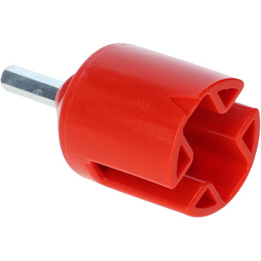 Ponta de aparafusar para isolador anular e de encaixe AKO Vermelho