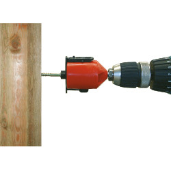 Ponta de aparafusar para isolador anular e de encaixe AKO Vermelho