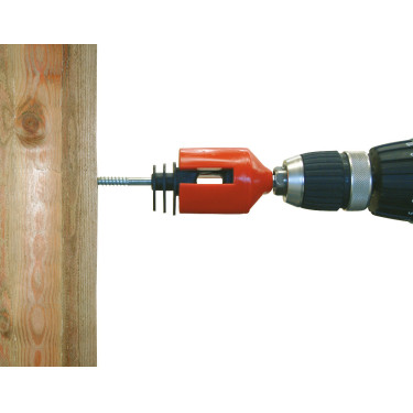 Ponta de aparafusar para isolador anular e de encaixe AKO Vermelho