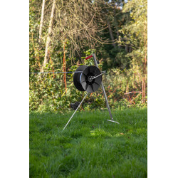 Enrolador Super com pega e fixação para montagem no suporte AKO Preto