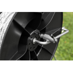 Enrolador Super com pega e fixação para montagem no suporte AKO Preto