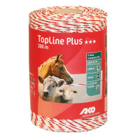 Fio de cerca TopLine Plus AKO Branco / vermelho Fio de cerca TopLine Plus AKO Branco / vermelho